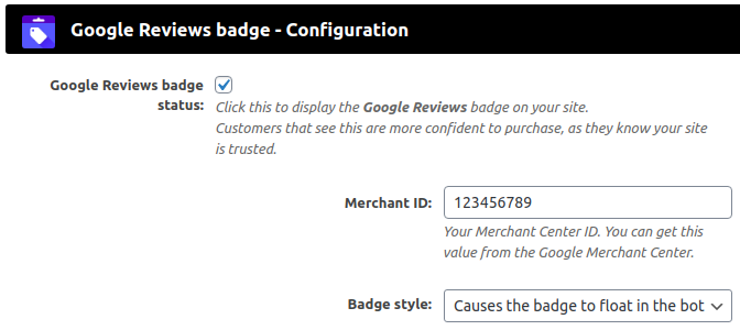 Google Reviews Badge